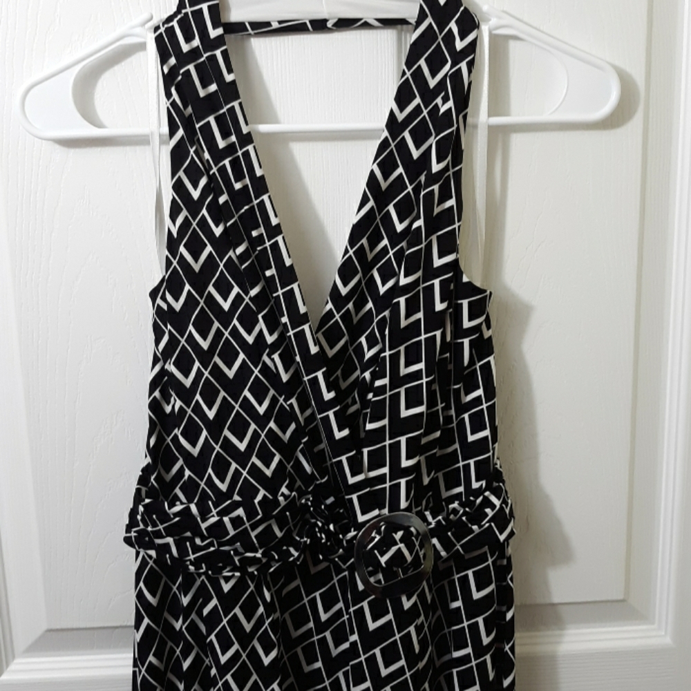 WHBM Ankle Length Dress Halter Top